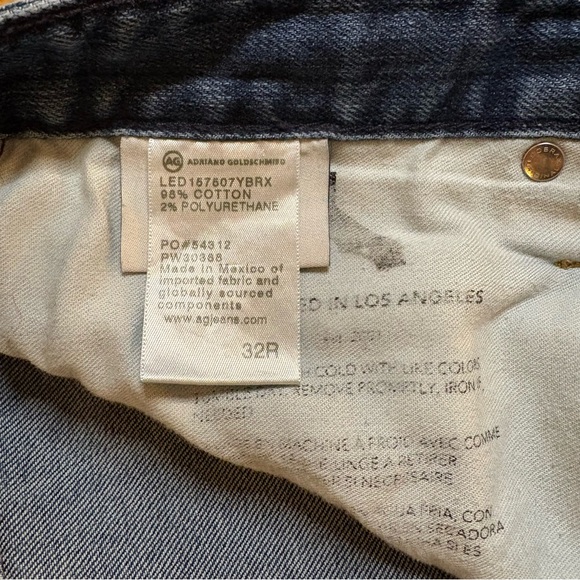 AG AG-ED Women’s Ex-boyfriend slouchy slim blue Jeans US 32 VGUC - Picture 7 of 12